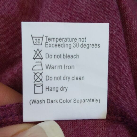 Agnes Urban long sleeved v-neck soft polyester/cotton blend tee T-shirt M - Picture 6 of 6